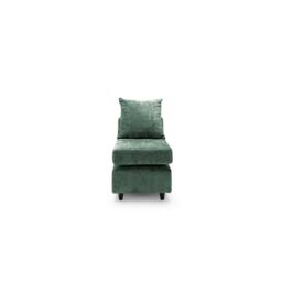 Abakus Direct Harriet Crushed Chenille Extension Unit in Rifle Green - thumbnail 1
