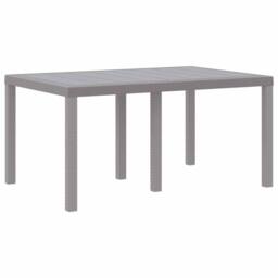 Berkfield Home 7 Piece Garden Dining Set with Cushions Light Grey Poly Rattan - thumbnail 5