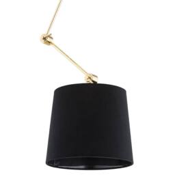 Netlighting Zakyntos Plus Cylindrical Pendant Ceiling Light Black Brass Steel - thumbnail 4