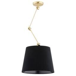 Netlighting Zakyntos Plus Cylindrical Pendant Ceiling Light Black Brass Steel - thumbnail 2
