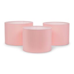 ValueLights Torbery Set of 3 Nesting Easy Fit Ceiling Pendant Light Lamp Shades in Dusty Pink - thumbnail 2