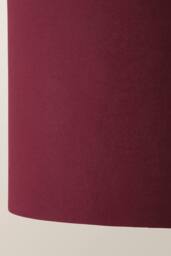 ValueLights Reni Plum Fabric Easy Fit Drum Ceiling Lamp Shade - Size: Large - thumbnail 4