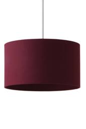ValueLights Reni Plum Fabric Easy Fit Drum Ceiling Lamp Shade - Size: Large - thumbnail 6