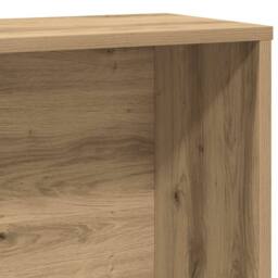 Berkfield Home Bookcase Artisan Oak 60x24x120 cm Engineered Wood in Brown - Size: 60 x 24 x 120 cm - thumbnail 8