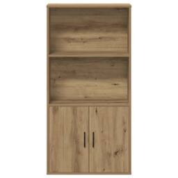 Berkfield Home Bookcase Artisan Oak 60x24x120 cm Engineered Wood in Brown - Size: 60 x 24 x 120 cm - thumbnail 4