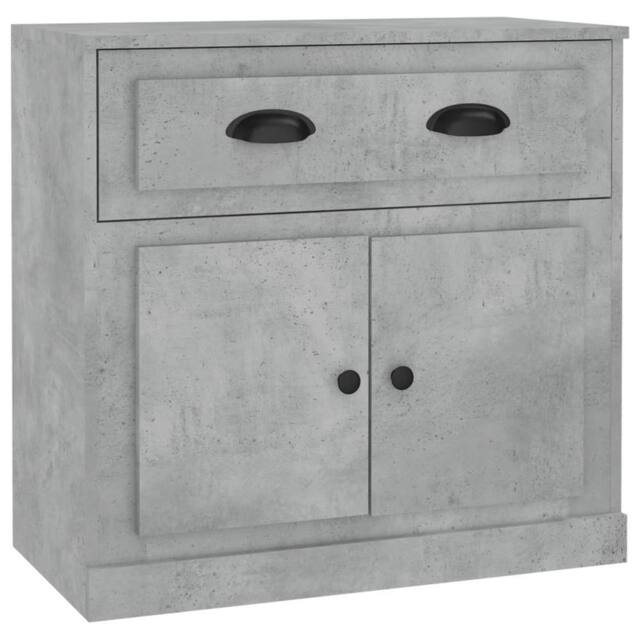 Berkfield Home Sideboard Concrete Grey 70x35.5x67.5 cm Engineered Wood - image 1