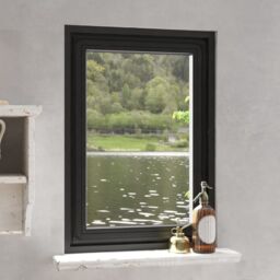 Berkfield Home Magnetic Insect Screen for Windows Anthracite 80x120 cm in Black