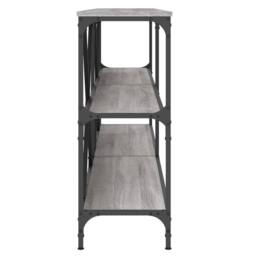 Berkfield Home Decorative Console Table Grey Sonoma 200x30x75 cm Engineered Wood - Size: 200 x 30 x 75 cm - thumbnail 5