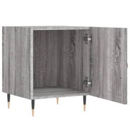 Berkfield Home Modern Bedside Cabinets 2 pcs Grey Sonoma 40x40x50 cm Engineered Wood - Size: 40 x 40 x 50 cm - thumbnail 7