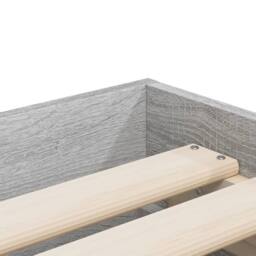 Berkfield Home Modern Bed Frame with Drawers without Mattress Grey Sonoma 90x200 cm - thumbnail 9