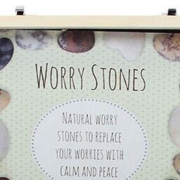 Something Different Heart Worry Stones (Box Of 36) in Black - thumbnail 2