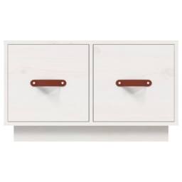 Berkfield Home Coffee Table White 60x53x35 cm Solid Wood Pine - Size: 60 x 53 x 35 cm - thumbnail 6