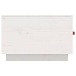 Berkfield Home Coffee Table White 60x53x35 cm Solid Wood Pine - Size: 60 x 53 x 35 cm - thumbnail 8