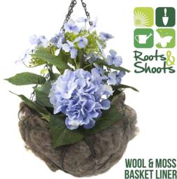VFM e-Store 150G Wool & Moss Flower Basket Liner in Brown - thumbnail 2