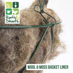VFM e-Store 150G Wool & Moss Flower Basket Liner in Brown - thumbnail 3