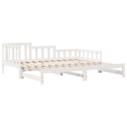Berkfield Home Daybed with Trundle & Drawers without Mattress White 90x190 cm Single - thumbnail 5