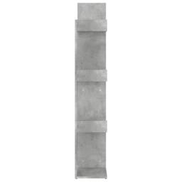 Berkfield Home Book Cabinet Concrete Grey 48x25.5x140 cm Engineered Wood - thumbnail 5