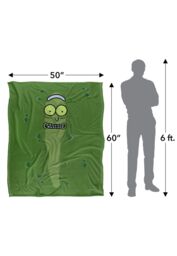 Rick & Morty Pickle Silky Touch Super Soft Throw Blanket 152 X 127 cm in White - thumbnail 5