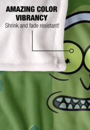 Rick & Morty Pickle Silky Touch Super Soft Throw Blanket 152 X 127 cm in White - thumbnail 4