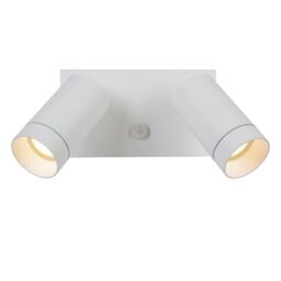 Lucide 'TAYLOR' Dimmable Rotatable Stylish Outdoor Wall Spotlight 2xGU10 in White - thumbnail 5