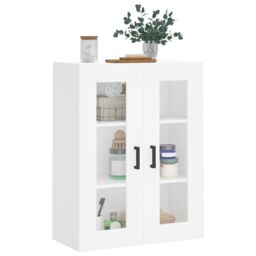 Berkfield Home Wall Mounted Cabinet White 69.5x34x90 cm - thumbnail 4
