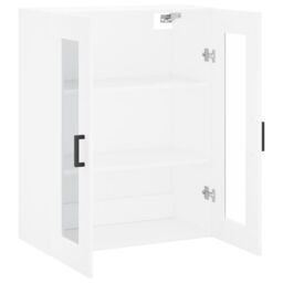 Berkfield Home Wall Mounted Cabinet White 69.5x34x90 cm - thumbnail 6