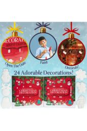 kreativekraft Men's Paint Your Own 24 Piece Ornament Advent Calendar - thumbnail 5