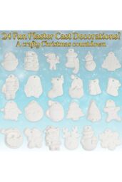 kreativekraft Men's Paint Your Own 24 Piece Ornament Advent Calendar - thumbnail 3