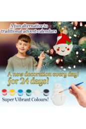 kreativekraft Men's Paint Your Own 24 Piece Ornament Advent Calendar - thumbnail 4