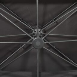 Berkfield Home Cantilever Garden Parasol with Double Top Anthracite 400x300 cm - thumbnail 7