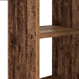 Berkfield Home Old Wood Computer Desk Old wood Engineered wood Medium in Brown - thumbnail 7