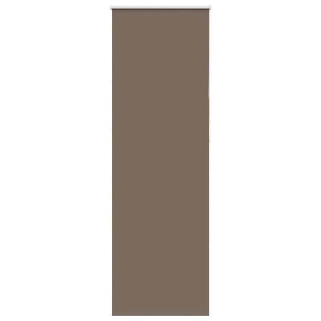 Berkfield Home Roller Blind Blackout Coffee 70x230 cm Fabric Width 65.7 cm Polyester in Brown - image 1