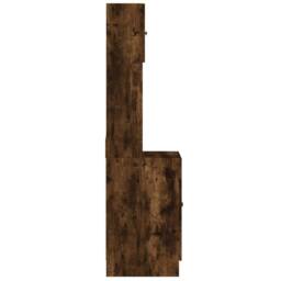 Berkfield Home Kitchen Cabinet Smoked Oak 60x50x180 cm Engineered Wood in Brown - Size: 60 x 50 x 180 cm - thumbnail 5