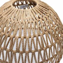Voltico Handmade Jute Rope Ceiling Lampshade in Brown - thumbnail 7