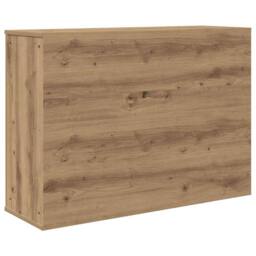 Berkfield Home Sideboard Artisan Oak 90x29.5x65 cm Engineered Wood in Brown - thumbnail 7