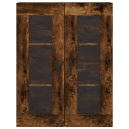 Berkfield Home Highboard Smoked Oak 69.5x34x180 cm Engineered Wood in Brown - thumbnail 6