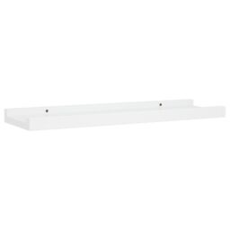 Berkfield Home Picture Frame Ledge Shelves 2 pcs White 40x9x3 cm MDF - Size: 40 x 9 x 3 cm - thumbnail 3