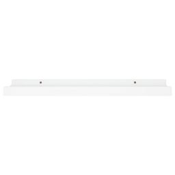 Berkfield Home Picture Frame Ledge Shelves 2 pcs White 40x9x3 cm MDF - Size: 40 x 9 x 3 cm - thumbnail 4