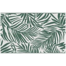 VOGREX 1.5x2.4m Reversible Outdoor RV Rug, Green & White - Size: 150 cm x 240 cm - thumbnail 5