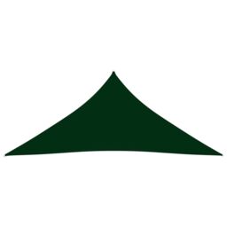 Berkfield Home Sunshade Sail Oxford Fabric Triangular 4x4x4 m Dark Green - thumbnail 2