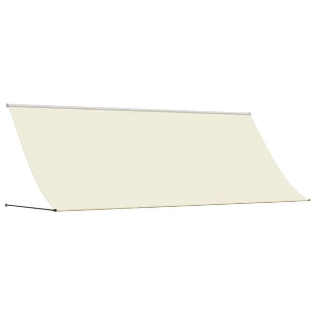 Berkfield Home Retractable Awning Cream 400x150 cm Fabric & Steel - image 1