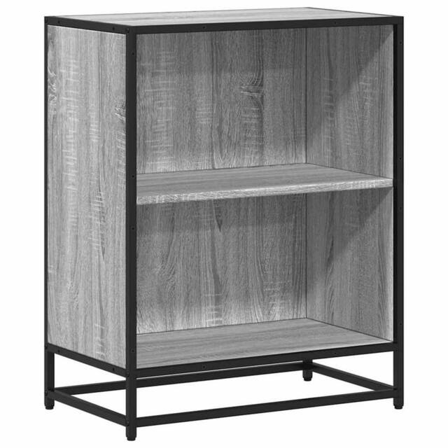 Berkfield Home Book Cabinet Grey Sonoma 60x35x76 cm Engineered Wood - Size: 60 x 35 x 76 cm - image 1