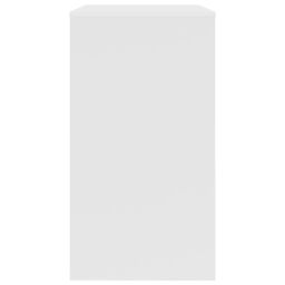 Berkfield Home Computer Desk White Engineered wood Compact Organizers - thumbnail 6