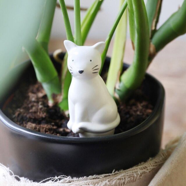 Lisa Angel Women's Cat Plant Watering Spike in White - image 1