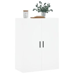 Berkfield Home Wall Mounted Cabinet White 69.5x34x90 cm - thumbnail 4