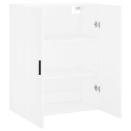 Berkfield Home Wall Mounted Cabinet White 69.5x34x90 cm - thumbnail 6