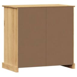 Berkfield Home Sideboard with Drawers VIGO 78x40x75 cm Solid Wood Pine in Brown - Size: 78 x 40 x 75 cm - thumbnail 7