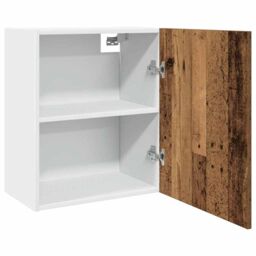 Berkfield Home Hanging Cabinet Old Wood 50x31x60 cm Engineered Wood in Brown - Size: 50 x 31 x 60 cm - thumbnail 5