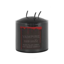 Garden Greatness Vampire Tears Halloween Pillar Candle - 3 Wick in Black - Size: 1 Pack - thumbnail 3