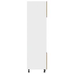 Berkfield Home Microwave Cabinet Lyon Artisan Oak 60x57x207 cm Engineered Wood in Brown - Size: 60 x 57 x 207 cm - thumbnail 7